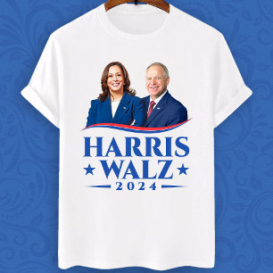 Harris Walz 2024 verkiezingsfoto T-shirt