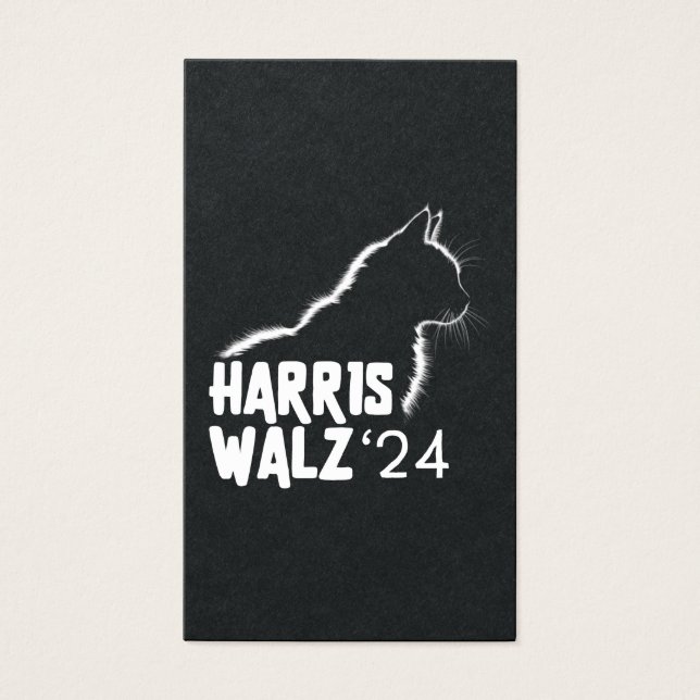 Harris Walz 2024 Visitekaartje (Voorkant)