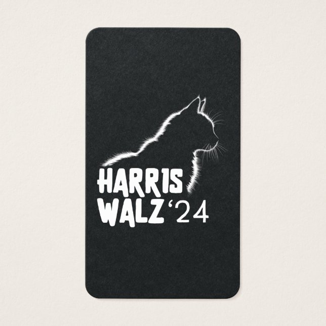 Harris Walz 2024 Visitekaartje (Voorkant)