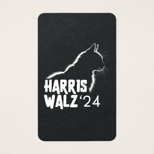 Harris Walz 2024 Visitekaartje (Voorkant)