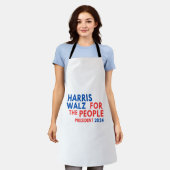 Harris Walz 2024 voor het volk Schort (Gedragen)