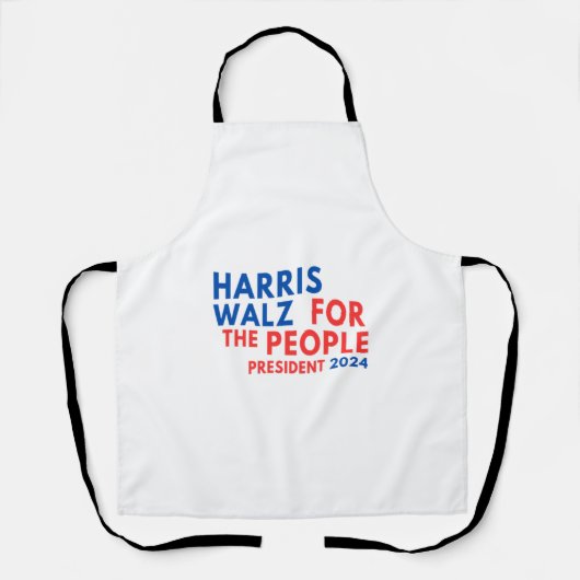 Harris Walz 2024 voor het volk Schort (Voorkant)