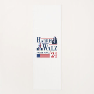 Harris Walz 2024 voor het volk Yogamat