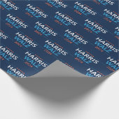 Harris Walz 2024 voor President Cadeaupapier (Hoek)