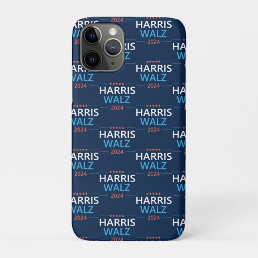 Harris Walz 2024 voor President Case-Mate iPhone Case (Achterkant)