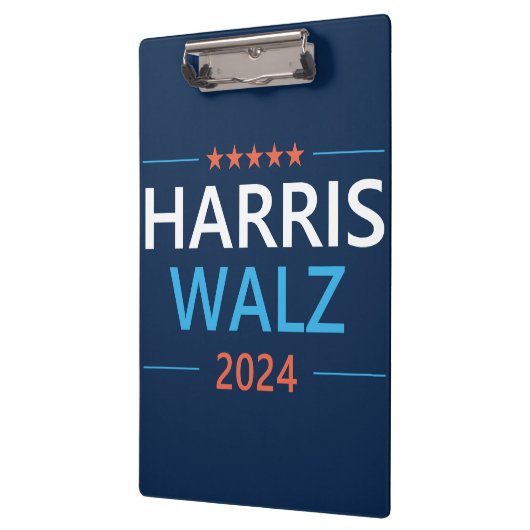 Harris Walz 2024 voor President Klembord (Links)
