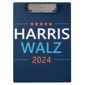 Harris Walz 2024 voor President Klembord (Voorkant)