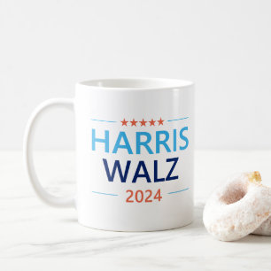Harris Walz 2024 voor President Koffiemok