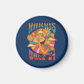 Harris Walz 2024 voor President Magneet (Voorkant)