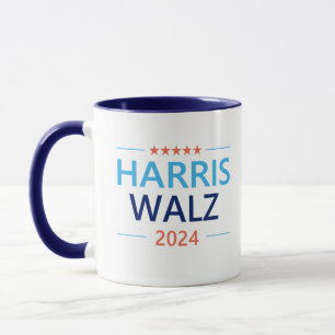 Harris Walz 2024 voor President Mok