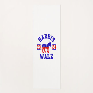 Harris Walz 2024 voor President Patriottische Demo Yogamat
