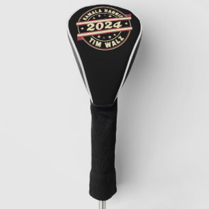 Harris Walz 2024 voor President Patriottische Kama Golfheadcover