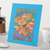 Harris Walz 2024 voor President Reclamebord Met Voetstuk (Insitu)