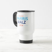 Harris Walz 2024 voor President Reisbeker (Voorkant links)