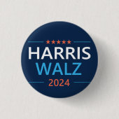 Harris Walz 2024 voor President Ronde Button 3,2 Cm (Voorkant)