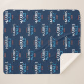 Harris Walz 2024 voor President Sherpa Deken (Voorkant (horizontaal))