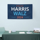 Harris Walz 2024 voor President Spandoek (Beurs)