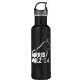 Harris Walz 2024 Waterfles (Voorkant)