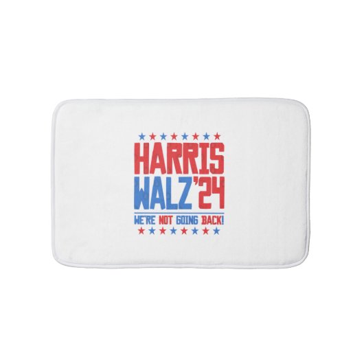 HARRIS WALZ 2024 - We gaan niet terug Badmat (Voorkant)