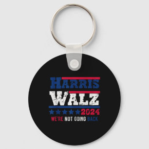 Harris Walz 2024 We gaan niet terug Harris Tim Sleutelhanger
