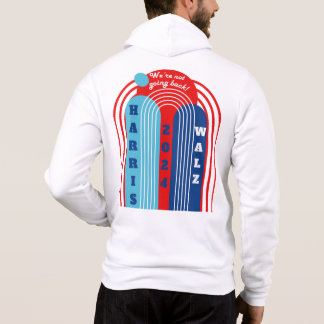 Harris Walz 2024 We gaan niet terug! Hoodie