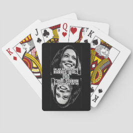 HARRIS-WALZ 2024 WE GAAN NIET TERUG POKERKAARTEN