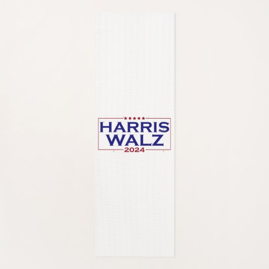 Harris Walz 2024 Yogamat (Voorkant)