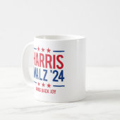 Harris Walz '24 - Bring Back Joy Koffiemok (Voorkant links)
