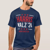 Harris Walz '24 - Bring Back Joy T-shirt (Voorkant)
