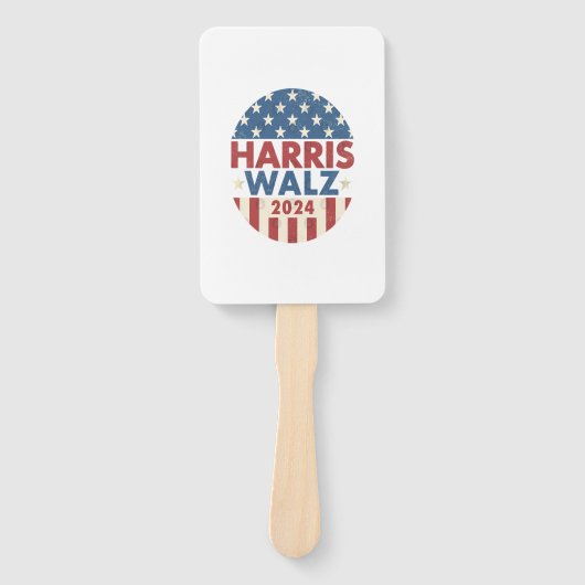 HARRIS WALZ 24 DEMOCRATIE 2024 HANDWAAIER (Voorkant)