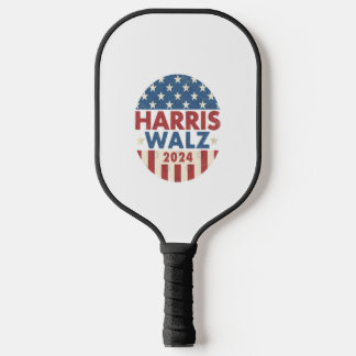 HARRIS WALZ 24 DEMOCRATIE 2024 PICKLEBALL PADDLE