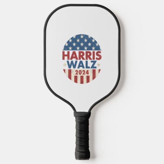 HARRIS WALZ 24 DEMOCRATIE 2024 PICKLEBALL PADDLE (Voorkant)