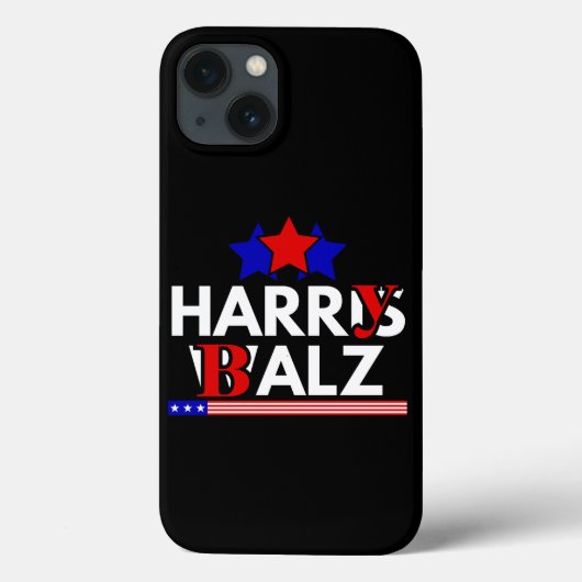 Harris Walz 24 Harry Balz 2024 Meme Democraten Case-Mate iPhone Case (Achterkant)