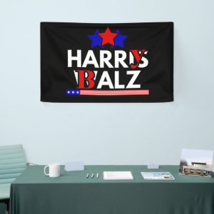 Harris Walz 24 Harry Balz 2024 Meme Democraten Spandoek