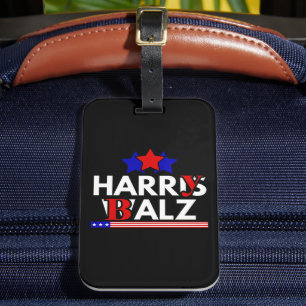 Harris Walz 24 Harry Balz 2024 Meme Democratics Bagagelabel