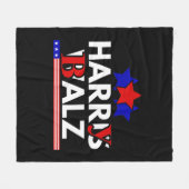 Harris Walz 24 Harry Balz 2024 Meme Democratics Fleece Deken (Voorkant (Horizontaal))