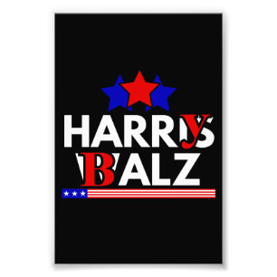 Harris Walz 24 Harry Balz 2024 Meme Democratics Foto Afdruk