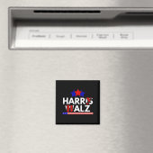 Harris Walz 24 Harry Balz 2024 Meme Democratics Magneet (Insitu (Vaatwasser))