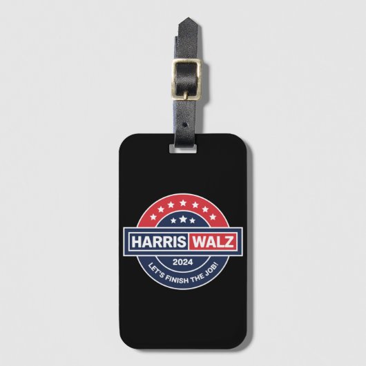 Harris Walz 24 Kamala Harris Madam President 2024 Bagagelabel (Voorkant (verticaal))
