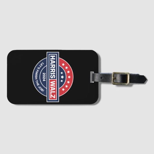 Harris Walz 24 Kamala Harris Madam President 2024 Bagagelabel (Voorkant (horizontaal))