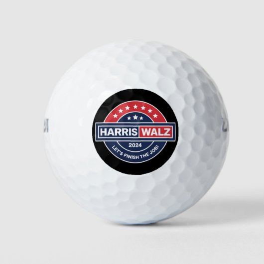 Harris Walz 24 Kamala Harris Madam President 2024 Golfballen (Voorkant)