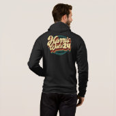 Harris Walz 24 Retro Hoodie (Achterkant volledig)