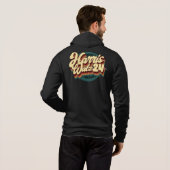 Harris Walz 24 Retro Hoodie (Achterkant volledig)