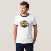 Harris Walz 24 Retro Ringer T-shirt (Voorkant volledig)