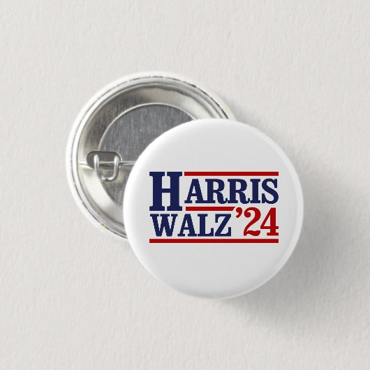 Harris Walz '24 Ronde Button 3,2 Cm (Voorkant /achterkant)