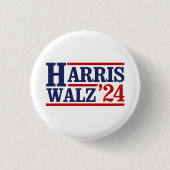 Harris Walz '24 Ronde Button 3,2 Cm (Voorkant)
