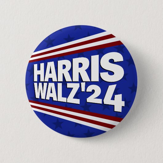 Harris Walz '24 Ronde Button 5,7 Cm (Voorkant)