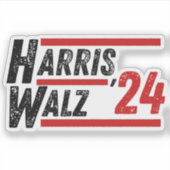 Harris Walz '24 Sticker (Voorkant)