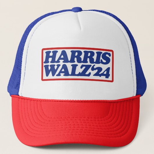 Harris Walz '24 Trucker Pet (Voorkant)