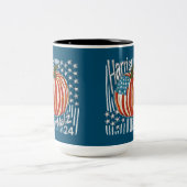 Harris Walz 24 Tweekleurige Koffiemok (Center)